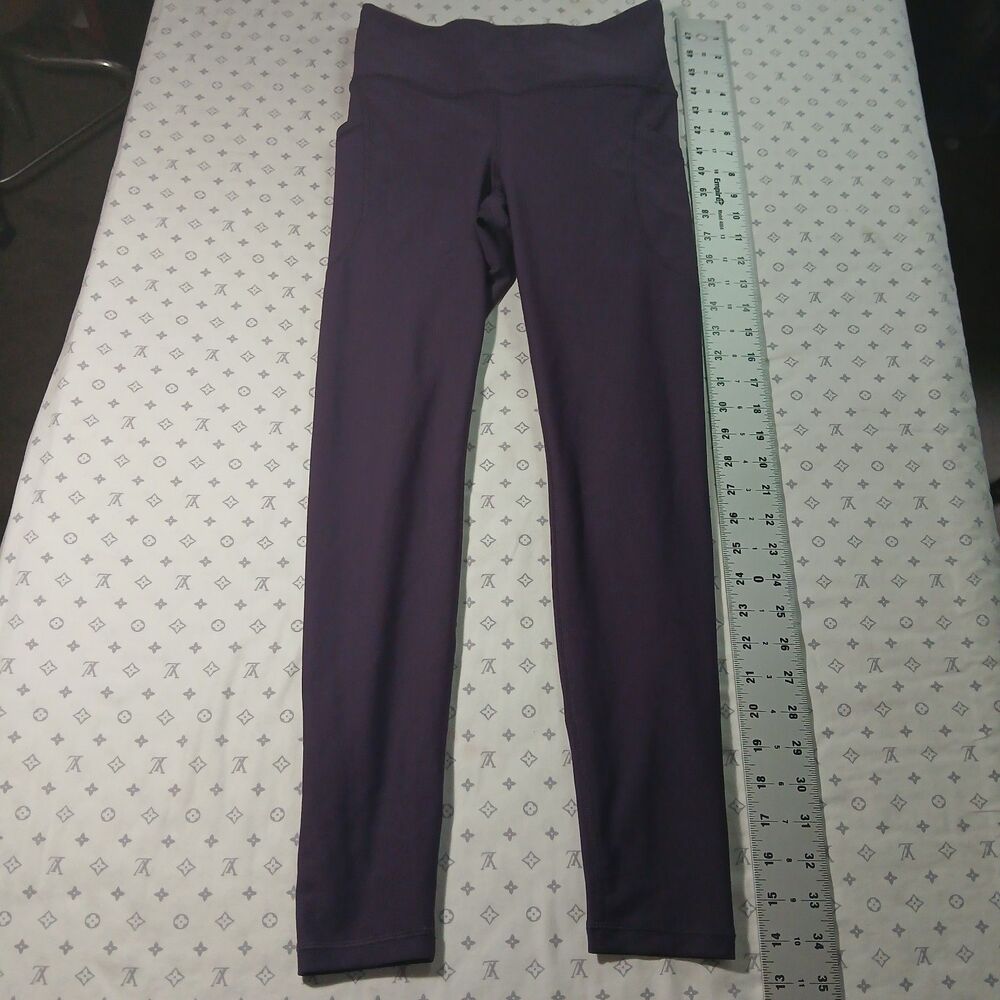 Old Navy Active GO-DRY Capri Yoga Workout Pants Leggings Womens Sz Small Purple